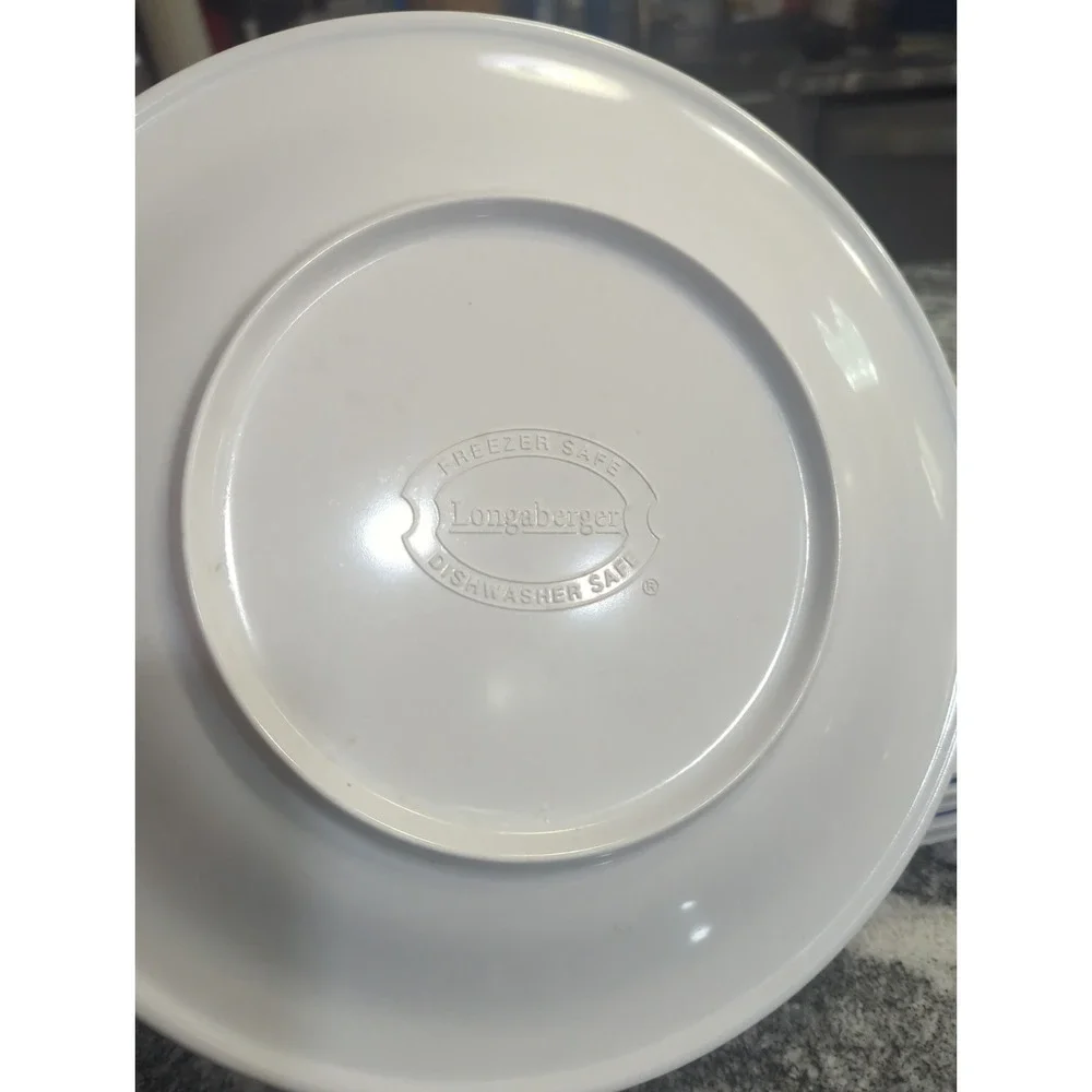 6 Vintage Longaberger STARS & STRIPES Dinner Plate 11